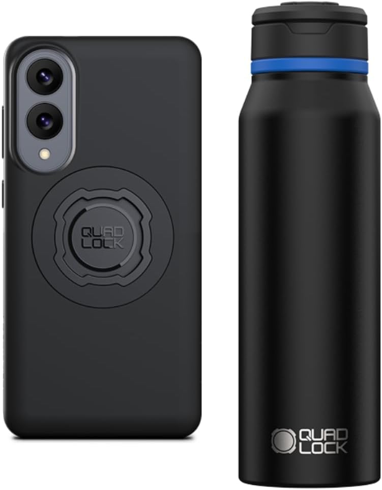 Quad Lock MAG Water Bottle Kit with MAG Phone Case for Galaxy S25 Edge