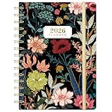 2026 Planner - 6.4' x 8.5', 2026 Calendar/Planner Weekly and Monthly, JAN.2026 - DEC.2026, Weekly Monthly Planner 2026 with Tabs, Hardcover, Elastic Closure, Back Pocket