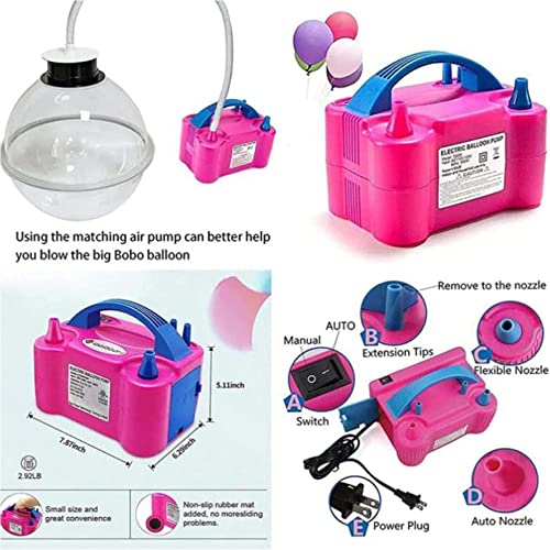 Balloon Stuffing Machine, with Pump amp; Expander Plier Professional Tool Kit, for Stuffing Gift Balloon Rose Plush Toy Bear Bouquet Wedding Birthday Party