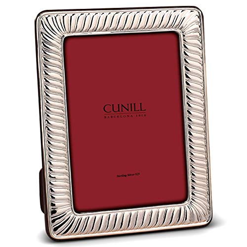 Cunill Shells Sterling Silver 4X6 Engravable Picture Frame #TOP30