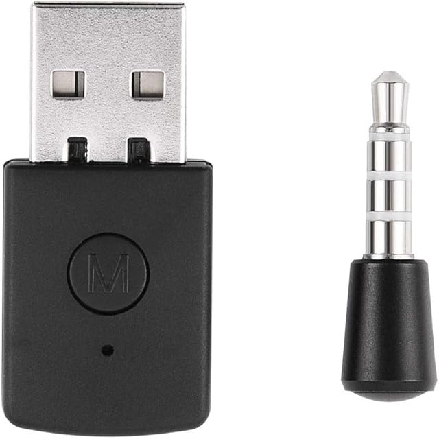 Delaman PS4 Bluetooth Adapter Mini USB 4.0 Bluetooth Adapter/Dongle Receiver and Transmitters