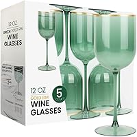 Vista 28 de PARTY BARGAINS Copas de vino de plástico desechables de 12 onzas, resistentes a las roturas, sin BPA, para bodas, eventos y entretenimiento al aire