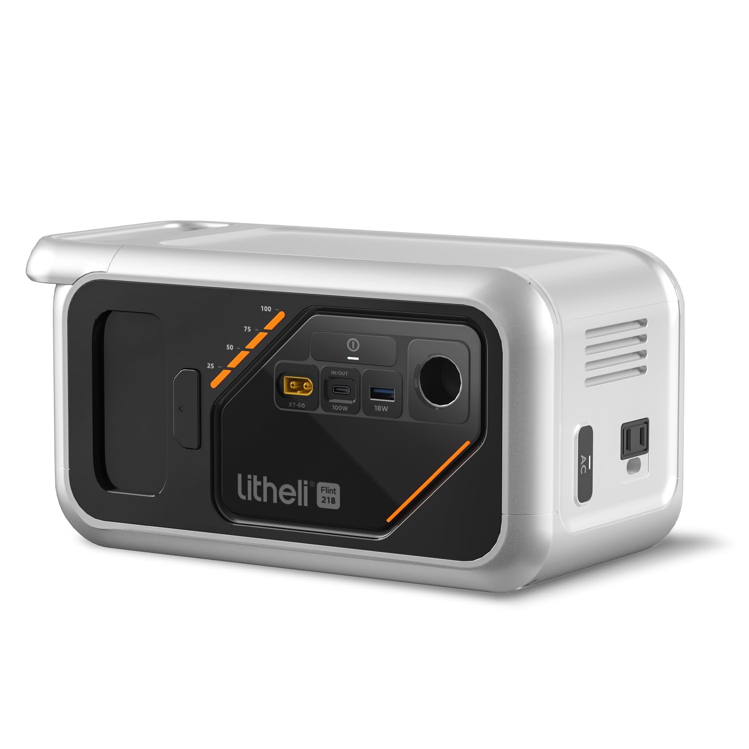 Litheli 218 Series Portable Power Station 142Wh Camping Lithium Battery Solar Generator 200W AC 100W USB-C Outlets Power