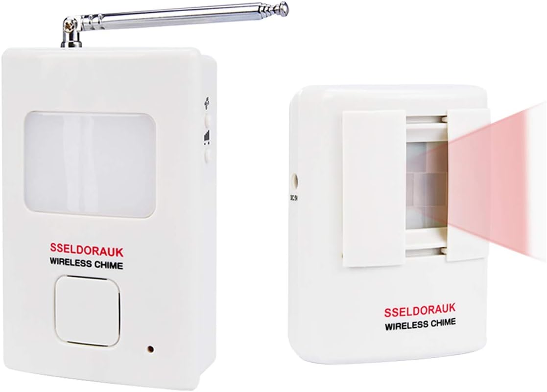 Motion Detector Chime Alarm Wireless dog barking PIR Sensor doorbell Alarm