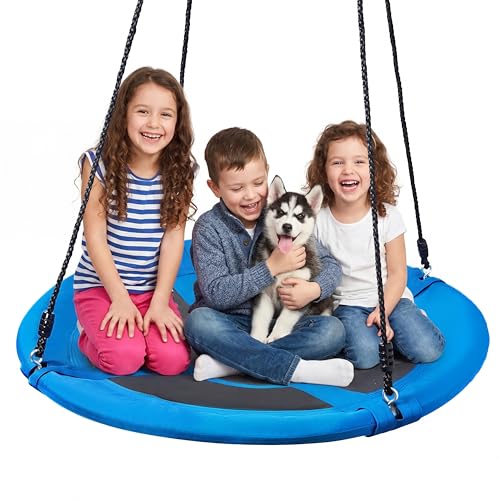TURFEE 40 inch Saucer Tree Swing 900Lb Weight Capacity,...