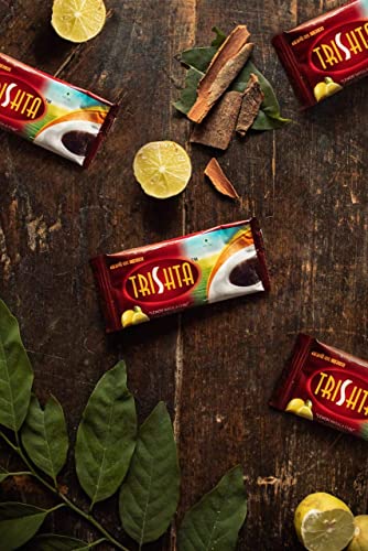 Image of Trishta Lemon Masala Green Tea Box | Healthy Tea | Loaded Herbs | Antioxidant | 30 Seconds To Prepare | 100% Natural | No Preservatives,100 Grams