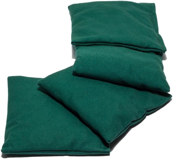 SC Cornhole GamesWeather Resistant Cornhole Bags (Set of 4) - Premium All Weather Material - Professional Quality - Regulation Size/Weight (Green)