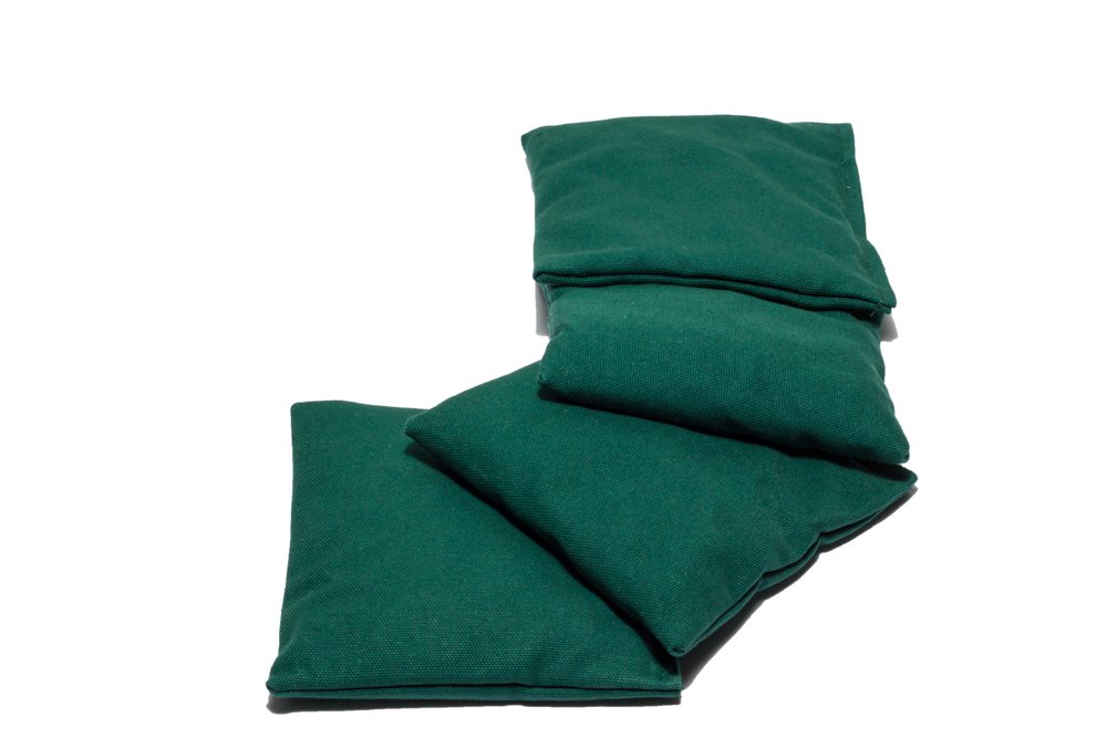 SC Cornhole GamesWeather Resistant Cornhole Bags (Set of 4) - Premium All Weather Material - Professional Quality - Regulation Size/Weight (Green)