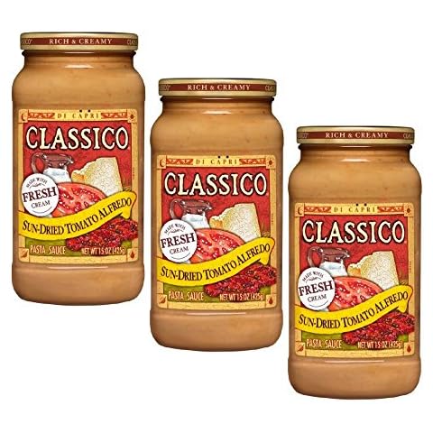Classico Pasta Sauce Sun-Dried Tomato Alfredo, 15 Oz (pack of 3) Cover