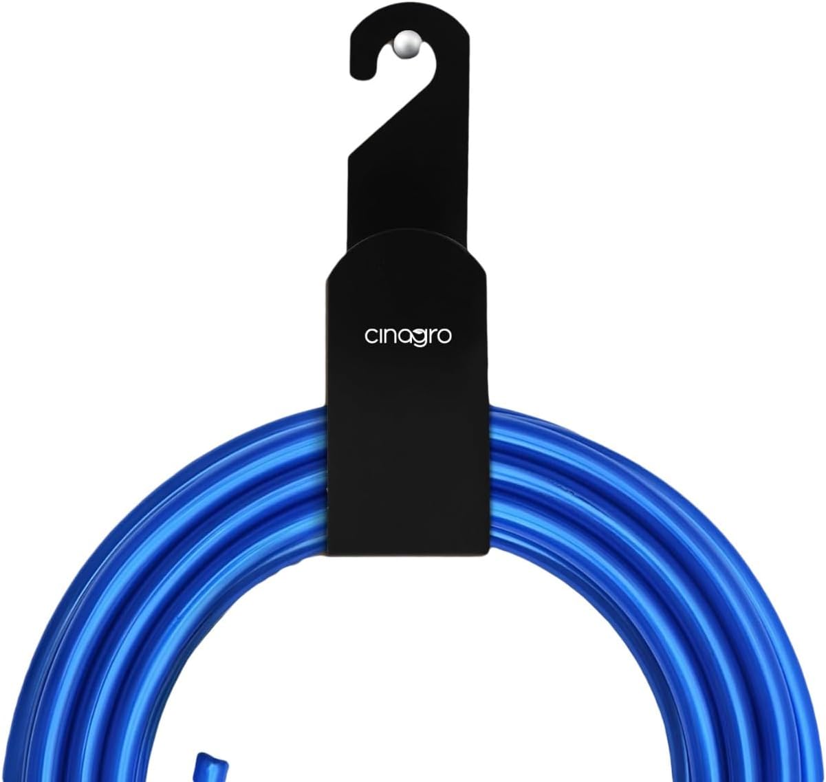 CINAGRO Durable Heavy Duty MS Garden Pipe Stand (Pack of 1 Hang with or Without Wall Mounting, Portable Irrigation Hose Hanger, Garden Pipe Holder Hook (Square Holder, MS Metal)