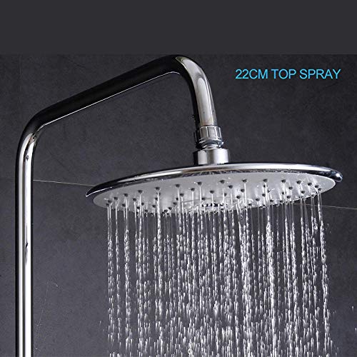 Ensemble de douche chrome LWX avec disques haute pression pour un débit optimal - 3