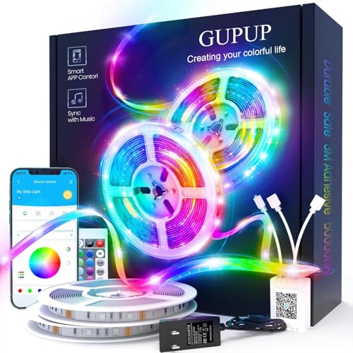 GUPUP LED Lights Strip 100 FT, LED Lights for...