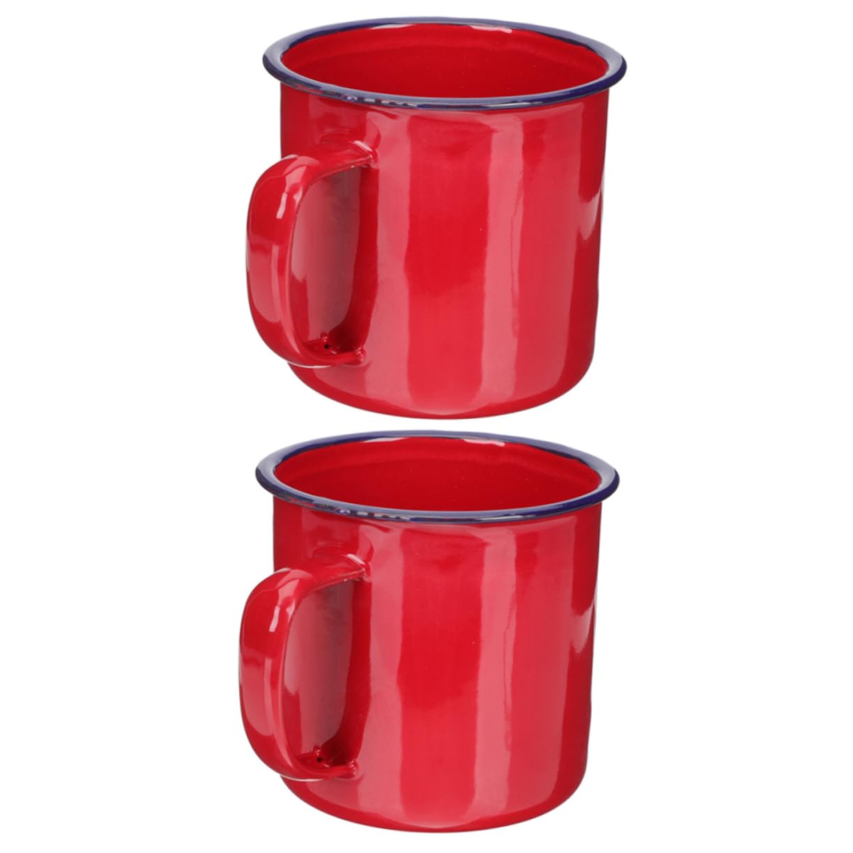 Ensemble de tasses à café et thé rétro vintage en émail 350ml