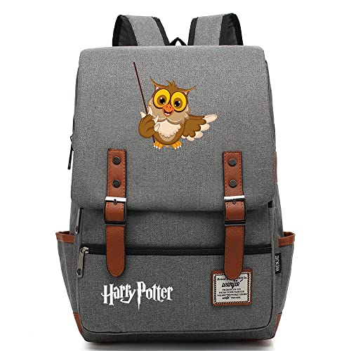 JIJOZN Mochila para niños Harry Hogwarts, mochila neutral de moda, bolsa de viaje de ocio de gran...