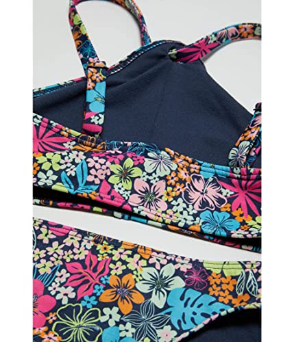 Image of Roxy Girls Daisy Mood Crop Top Swimsuit Set