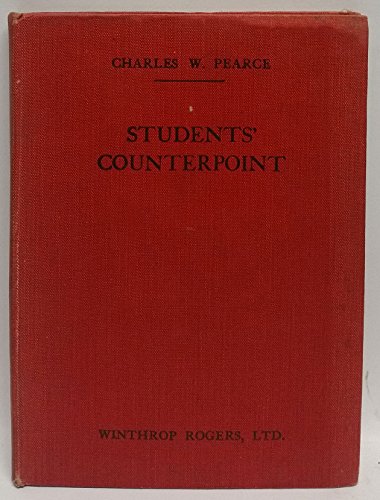Students' counterpoint, B000859HRY Book Cover