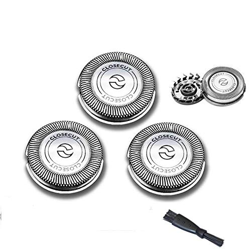 Life-Q SH30/52 Replacement Shavers Head, 3Pcs Electric Shaver Head Replacement Blades Cutter Compatible with Norelco Series 1000 2000 3000