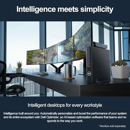 Dell OptiPlex 3080 Micro PC | Intel Core i5-10500T | 16GB RAM | 512GB SSD | Windows 11 Pro | Wi-Fi+ BT | Mini Desktop Computer (Renewed) (16GB RAM + 512GB SSD) - 2