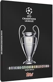 Topps - Kit Álbum Capa Dura Black UEFA Champions League 2024/2025 com 480 figurinhas