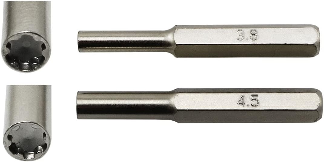 ZYAMY 3.8mm and 4.5mm repair tool Security Screwdriver Tool Bit Gamebit for NGC SFC MD Gameboy Open Tools