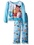 Daniel Tiger Toddler Girls Long Sleeve Poly Pajama Set (3T, Blue)
