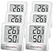 ThermoPro TP49W-6 digitales Mini Thermo-Hygrometer Thermometer Raumthermometer 6 er innen Temperatur und Luftfeuchtigkeitmessgerät mit Smiley-Indikator MI 4 günstig Kaufen-ThermoPro TP49W-6 digitales Mini Thermo-Hygrometer Thermometer Raumthermometer 6 er innen Temperatur und Luftfeuchtigkeitmessgerät mit Smiley-Indikator
