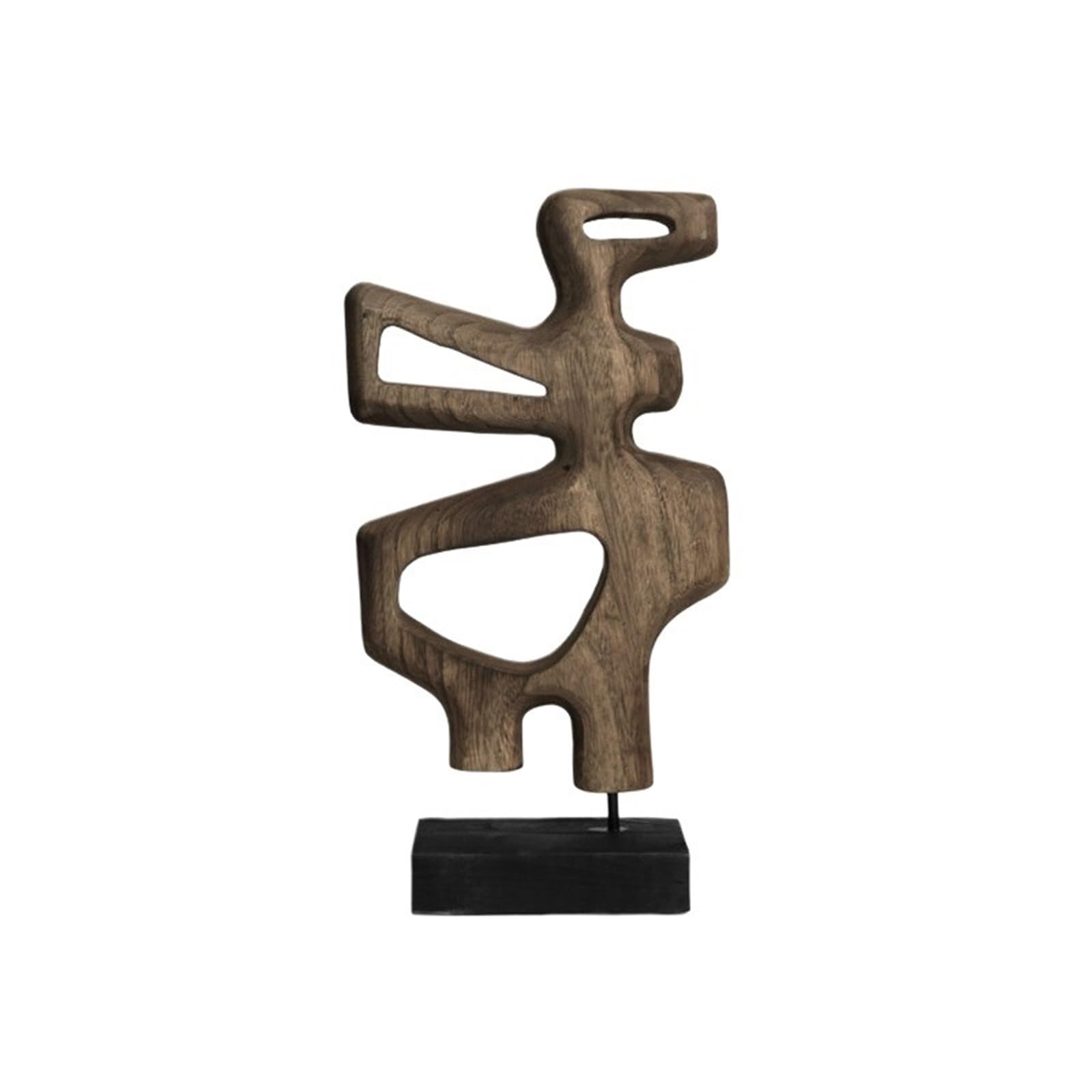 Zhaoj24-05 Art Sculptures Wooden Geometric Art Sculpture Mid-style Indoor Desktop Decoration