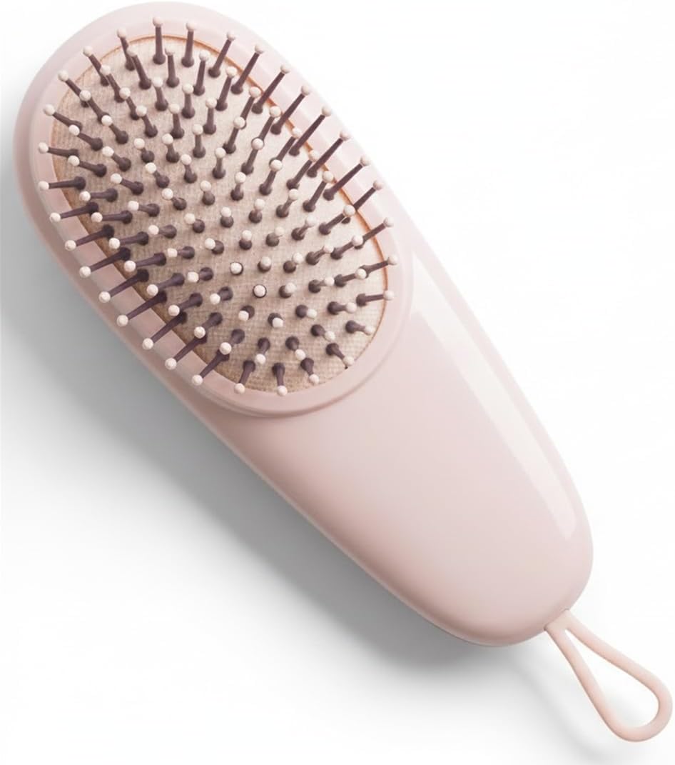 Mini Hair Brush for Men, Women & Kids - Detangling Hair Brush - Ultra-Soft IntelliFlex Bristles Brush for Natural, Curly, Straight, Wet or Dry Hair (Regular)