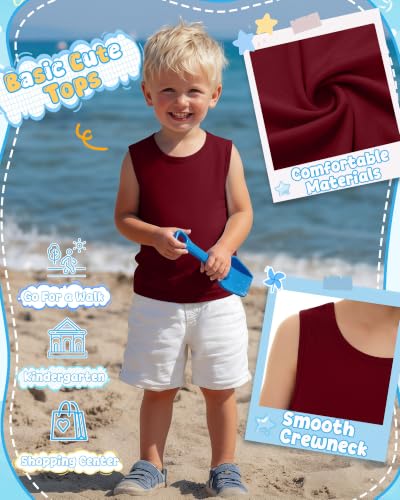 Image of 3 Pack Toddler Boys Tank Tops