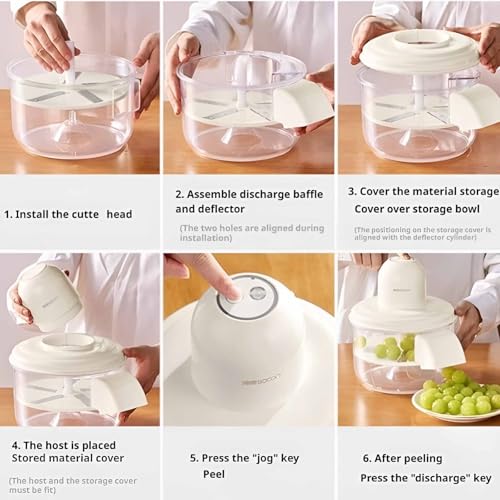 Gadget de cocina eficiente para pelar uvas y tomates pequeños al instante 4