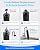 Alkaline Waterdrop Gravity-fed Water Filter System, Increase PH, Reduces Fluoride and up to 99% of Chlorine, with 4 Filters and Metal Spigot, King Tank Series, 2.25G
