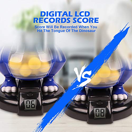 KBD Dinosaur Shooting Toys for Kids Target Shooting Games with LCD Score Record and 24 Foam Balls, Electronic Target Practice Gifts Toys for Boys & Girls