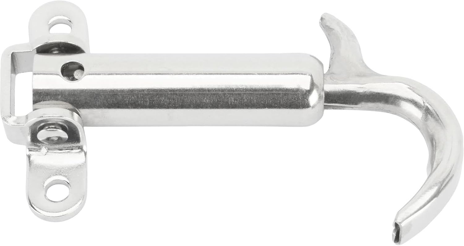 Speedway Motors Hood Latch Compatible with 1930-1931 Ford Model A Polished Stainless Steel Better Than Original Reproduction Spring Loaded Two Hole Mount 2.15 x 3.75 Inches