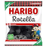 HARIBO Rotella Gusto Liquirizia 175 Gr Sfuse Caramelle Morbide Gommose Irresistibili Per Adulti E Bambini Perfette Per Party Feste E Dolci Momenti Di Relax – 175 ml