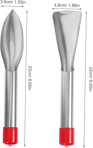 Miniatura 2 de 2pcs Stainless Steel Garden Trowel Ergonomic Hand Tools for Digging and Planting Plants Lightweight and Portable Gardening Shovels for Easy Use