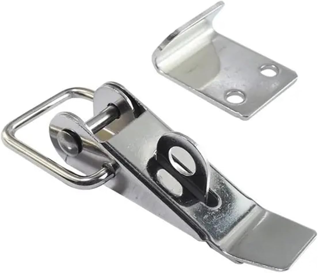 Stainless Steel Duckbill Tension Lock Cupboard Hasp Latch Industrial Buckle 504 1Pcs