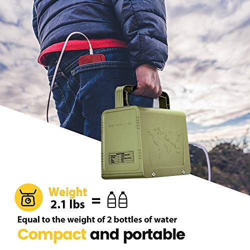 ECO-WORTHY 84Wh Portable Power Station, Solar Generator Lighting Kit with 18W Solar Panel and LED Lamp for Outdoor Camping, Hunting, Home Emergency Power Supply - Image 7