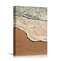 Canvas Wall Art Seashore Views Beach Beach Blue Coastal Cool Photography Relax/Calm - 12x18 inches