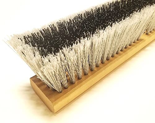 American Select Tubing PBMA18003 Multi-Surface Push Broom with Orange/Black Handle