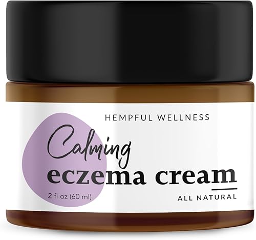 Crema para eccema, 500 mg, 2 onzas  Alivio reparador, de acción rápida, calmante  Aceite de semilla de cáñamo puro y aceites esenciales  Fabricado y