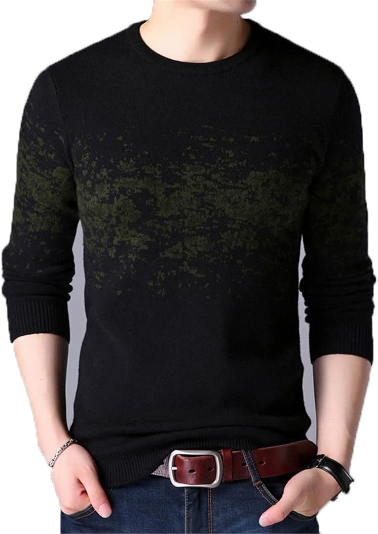 Sweater Men Casual O-Neck Pullover Men Clothes Autumn Winter Top Warm Mens Cashmere Sweaters