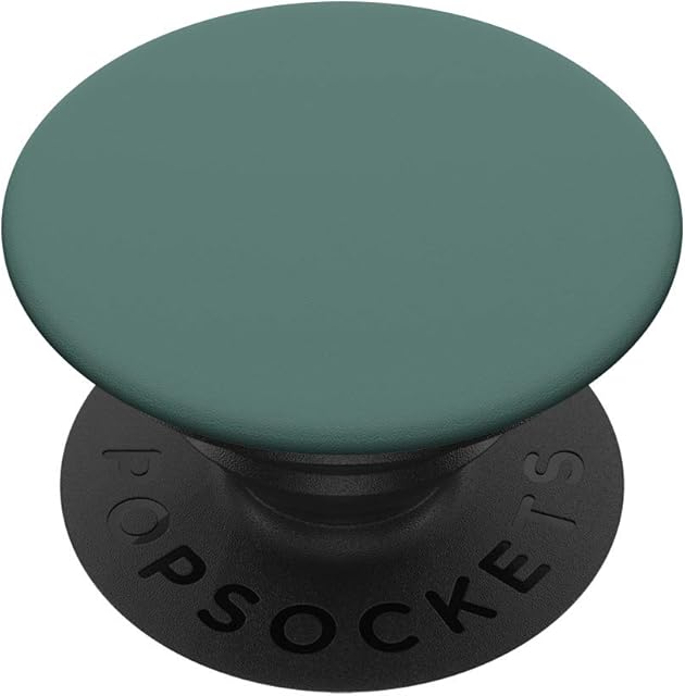 Plain-Matte Pine-Forest Midnight Green PopSockets Swappable PopGrip