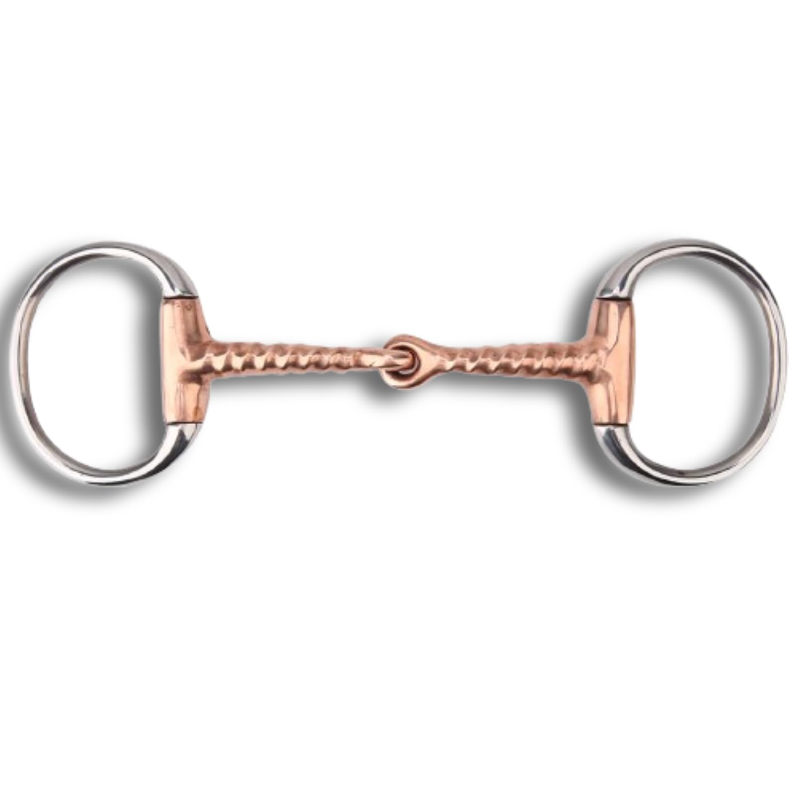 Filetto, Cavallo da Masticare Cavallo Equino Equitazione Inglese Filetto a Doppio Snodo in Ottone Morso per Cavallo per Forniture Equestri