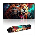 【Matériau 】: La plupart des tapis de souris à grands motifs sont fabriqués à partir de matériaux de haute qualité, tels qu'un dessous en caoutchouc et une surface en tissu lisse. Cette combinaison de matériaux offre une excellente adhérence et une surface d'utilisation confortable.