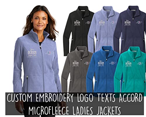 INK STITCH Women L151 Custom Embroidery Design your Own Logo Texts Accord Microfleece Jackets3