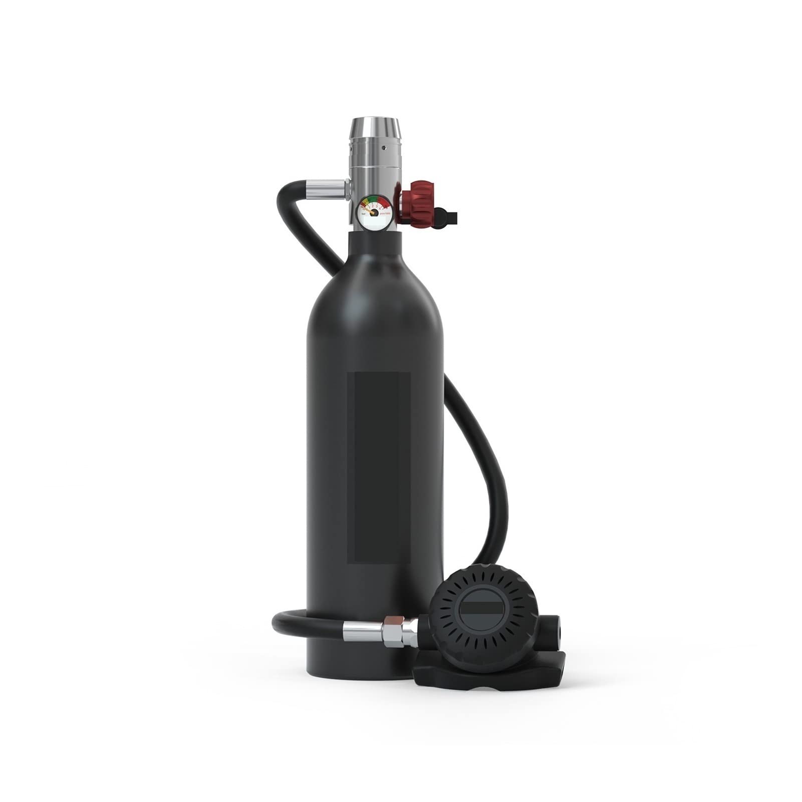 Portable Dive Cylinder, Oxygen Cylinder Diving Equipment Outdoor Fire Emergency Rescue Spare Respirator(Nero)