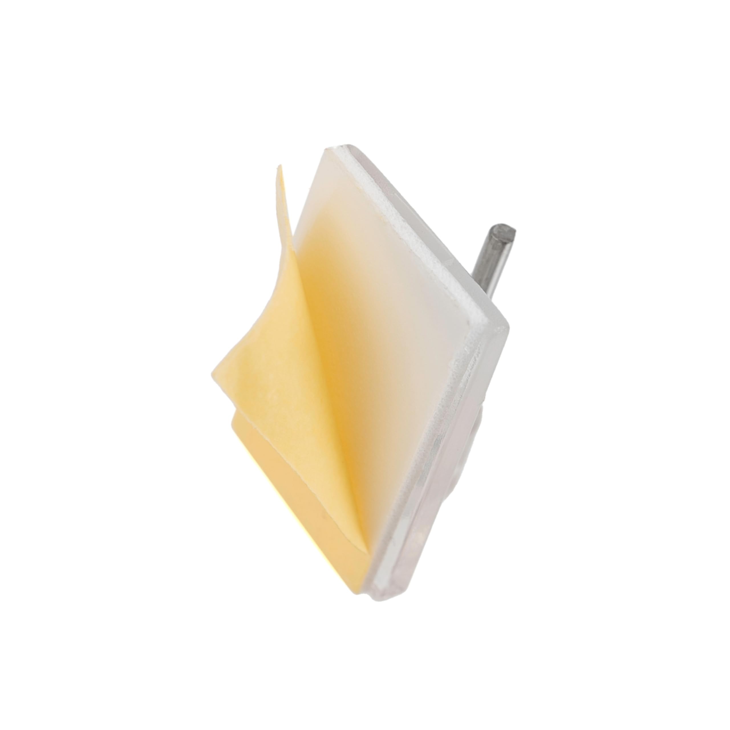 Gancio autoadesivo per bastone, 10 x trasparente, misura 24 x 16.5 mm, ganci per tenda, ganci per zanzariere, gancio adesivo per tende a finestra, aggancio per bastoni su finestre in PVC, curtain hook