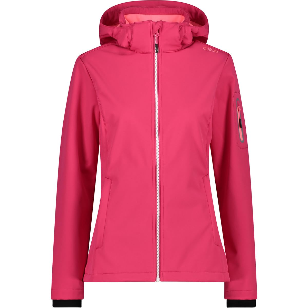 CMP - Woman Jacket Zip Hood, Fuchsia, XXS