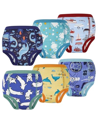 FLYISH DIRECT Baby Töpfchen Trainingshose Kinder Töpfchentraining Unterwäsche für Jungen und Mädchen Kleinkind Töpfchen-Trainingshosen 110/4T
