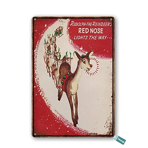 Image for Vintage Reindeer Christmas Poster